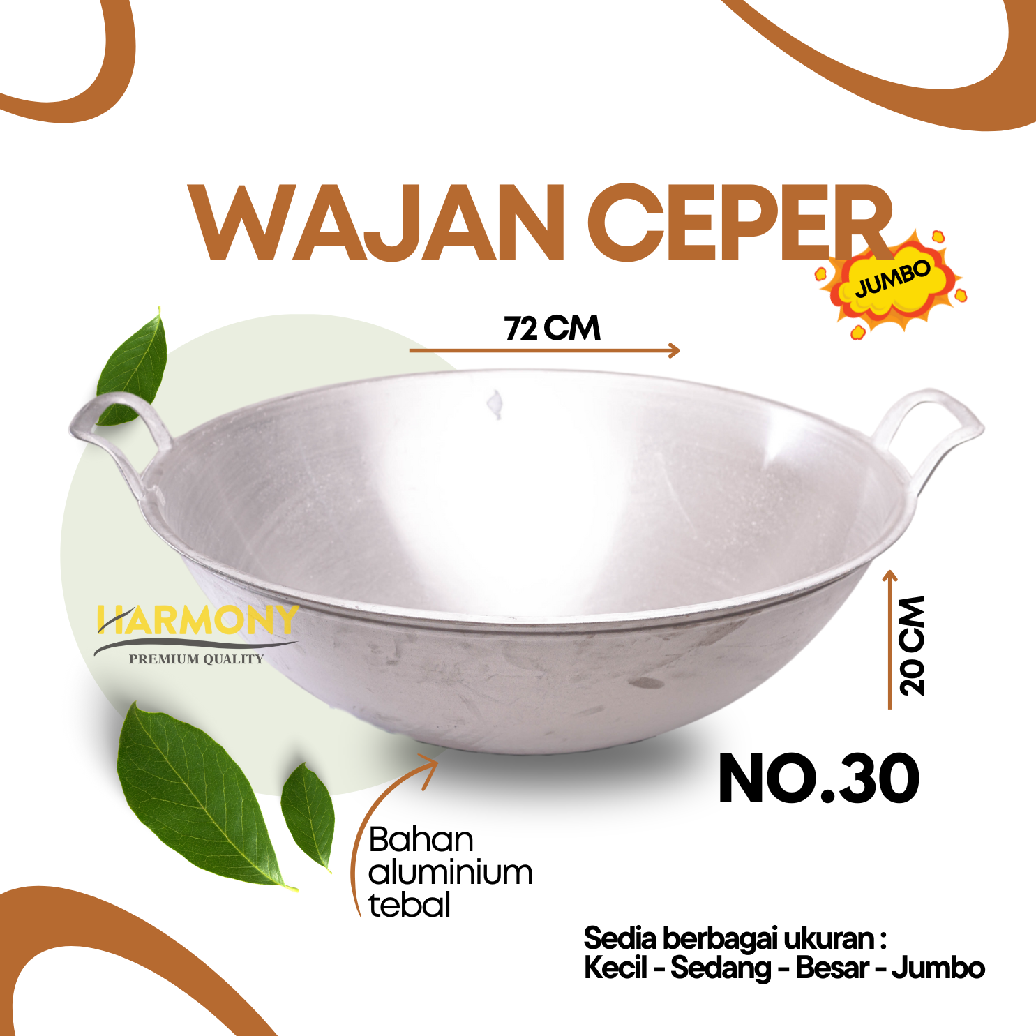 Wajan Ceper No.30