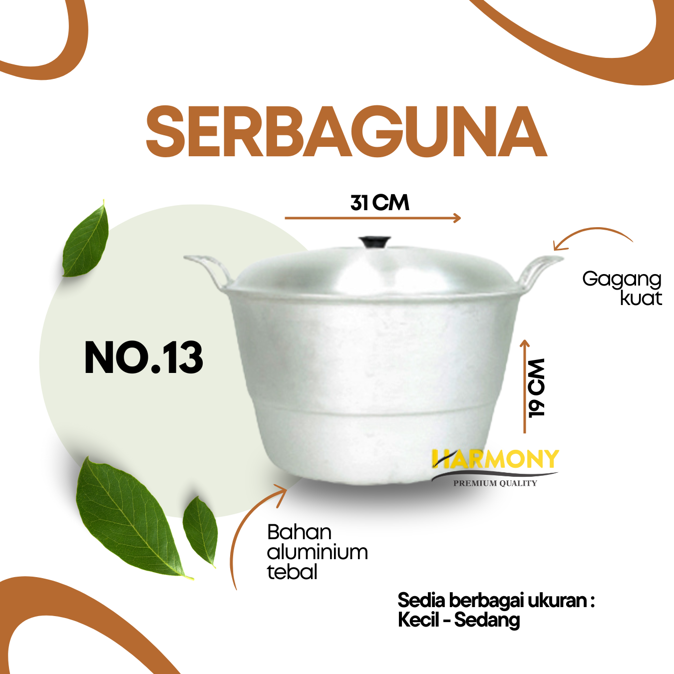 Wajan serbaguna No.13